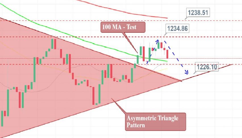 Gold Breaks Out Of Asymmetric Triangle Pattern Can We Go Long - 