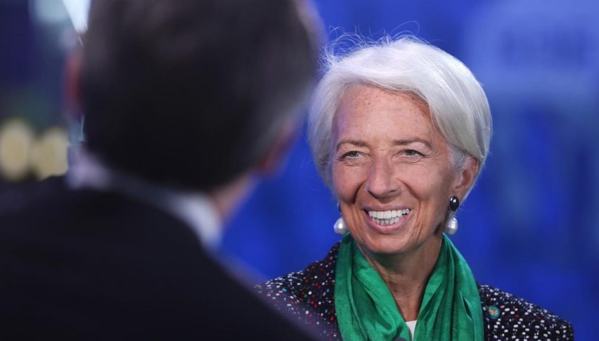 IMF's Lagarde feels optimistic about global economy but the only thing shining are her teeth