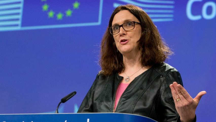 Malmstrom is threatening with immediate retaliation