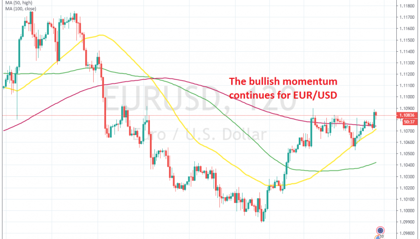 EUR/USD bounced after China's comments