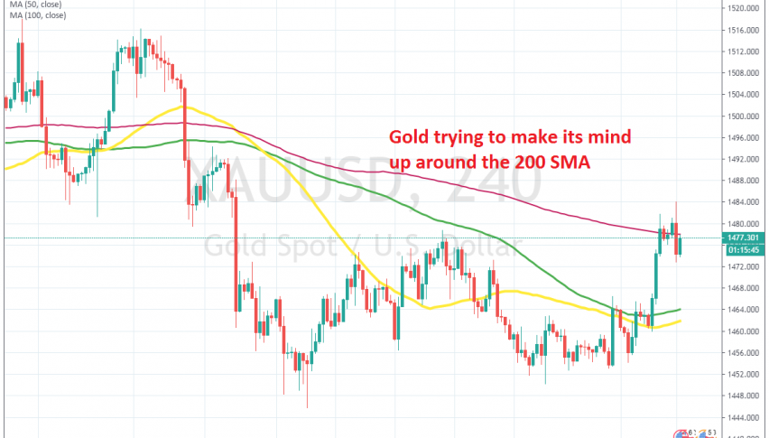 The climb has stalled in Gold now