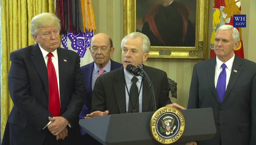 Peter Navarro backing Donald Trump all along
