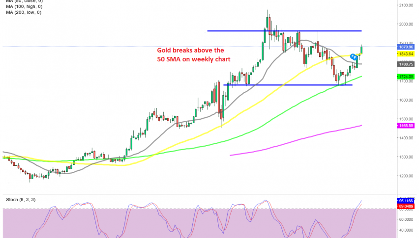 Buyers remain in charge this week in Gold