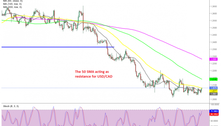 Is the retrace over for USD/CAD?