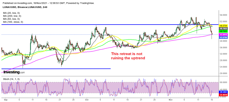 The trend still remains bullish for Terra LUNA