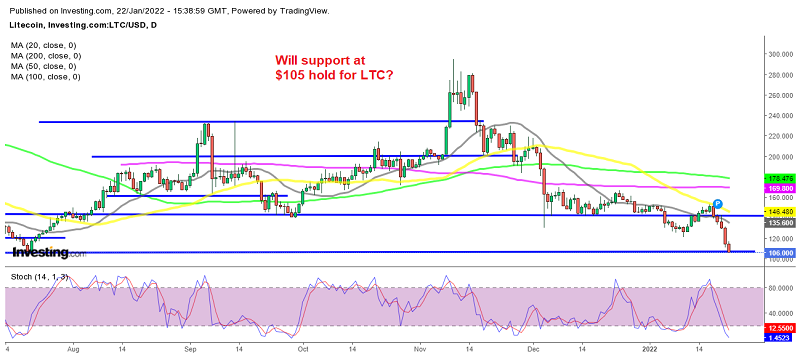 The decline in LTC has accelerated this week