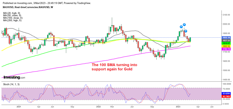 Is this the beginning of a bullish reversal for Gold?