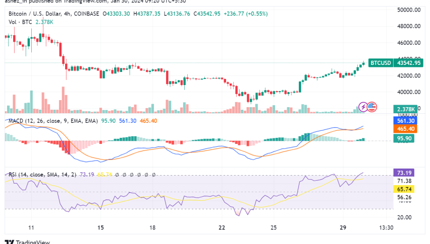 Bitcoin Breaks Past $43,000: Key Events and Technical Analysis
