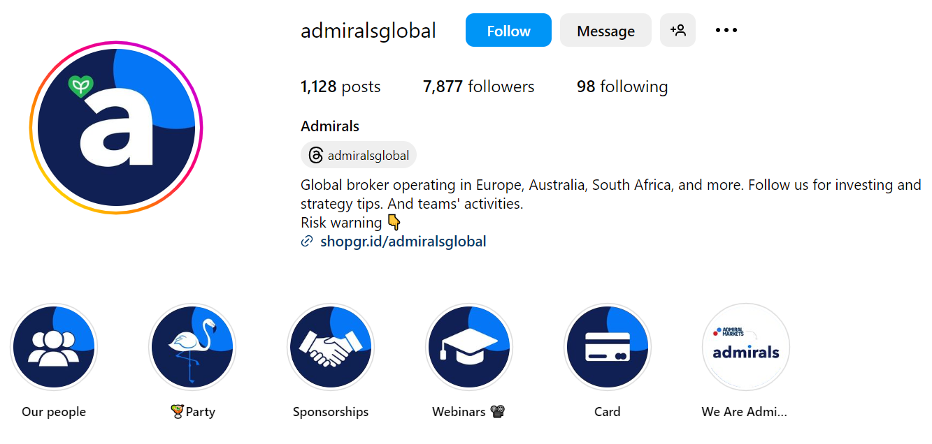 Admirals - Instagram