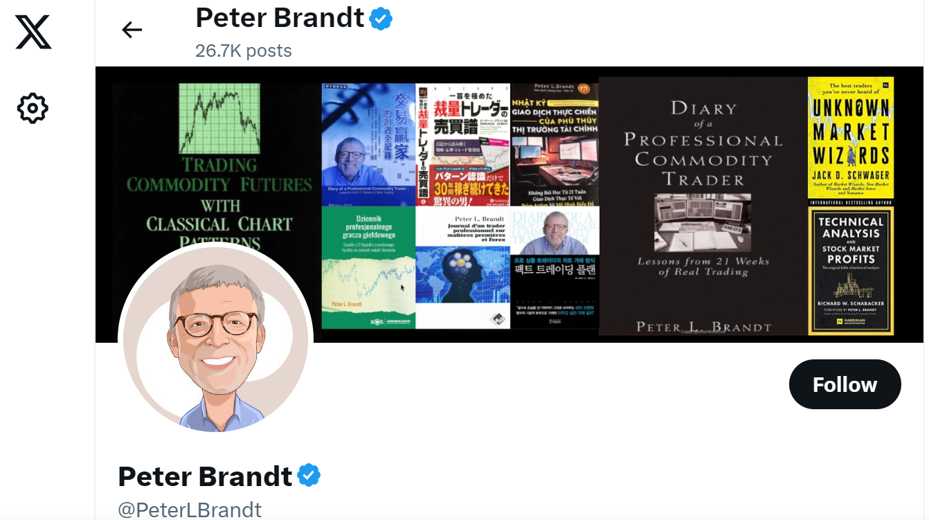 Peter Brandt - Social Media