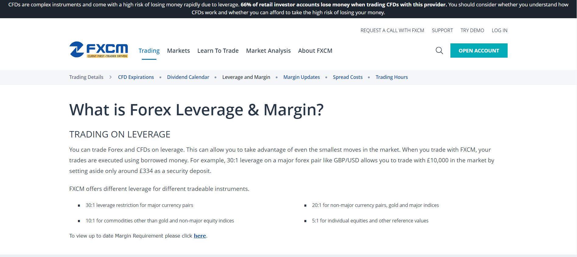 Leverage and Margin