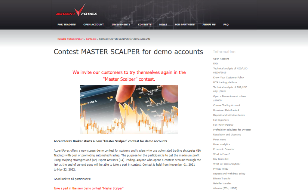 AccentForex Demo Account