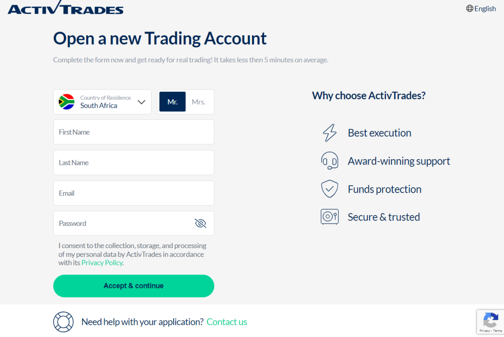 How To Open an ActivTrades Account