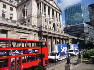 Bank of England headquarters in London