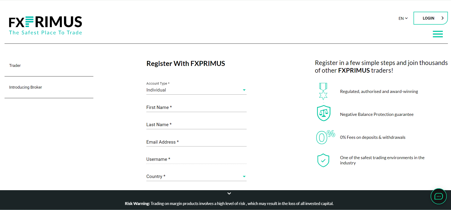 How To Open an FXPRIMUS Account