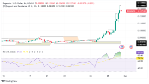 Dogecoin Surges 30%, Fueled by Market Rally and Whale Activity