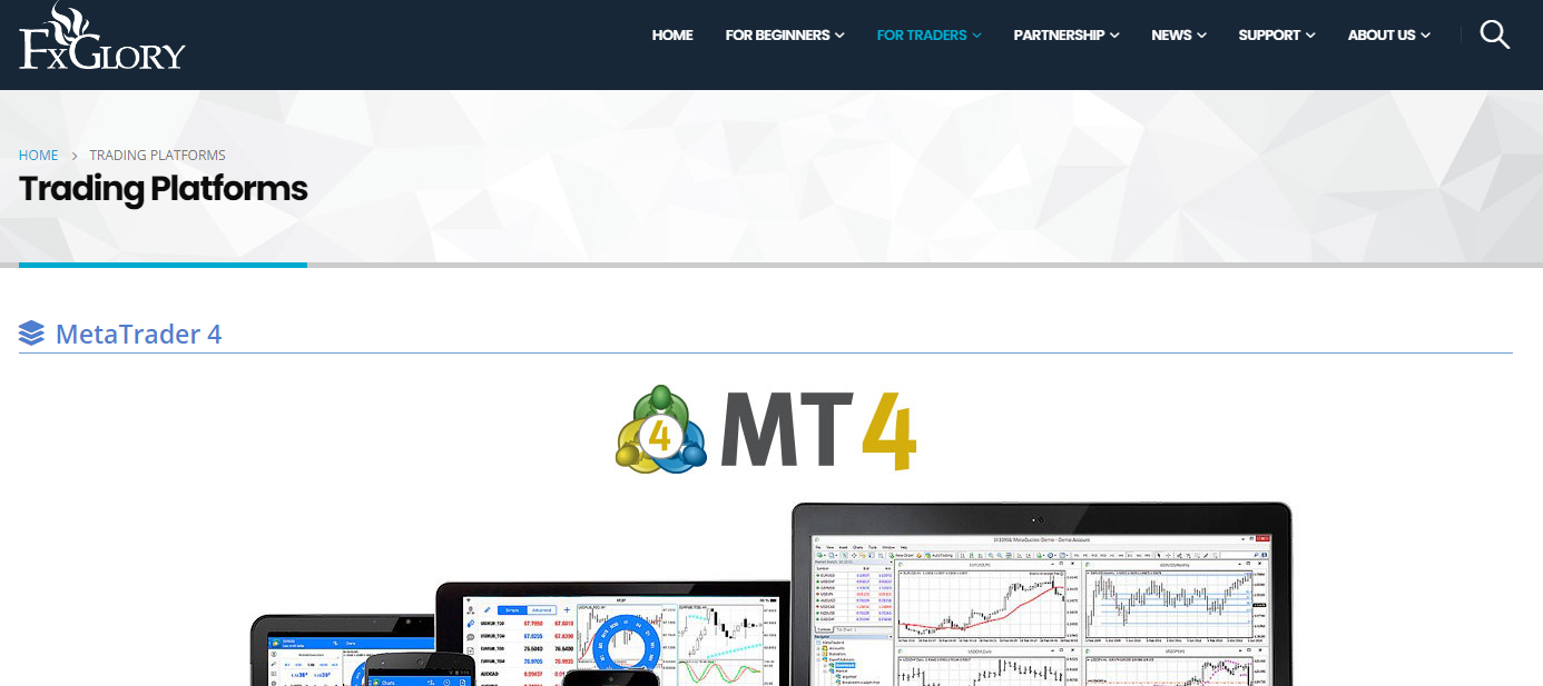 FXGlory Trading Platforms and Software 