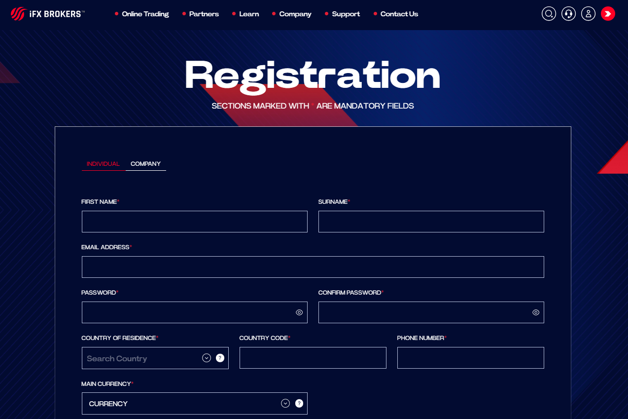 How To Open an IFX Brokers Account