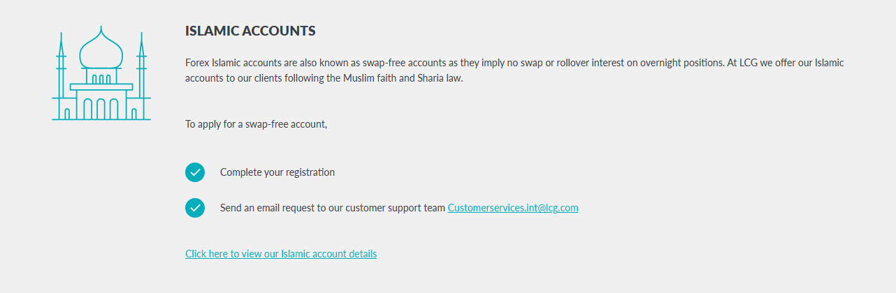 LCG Islamic Account