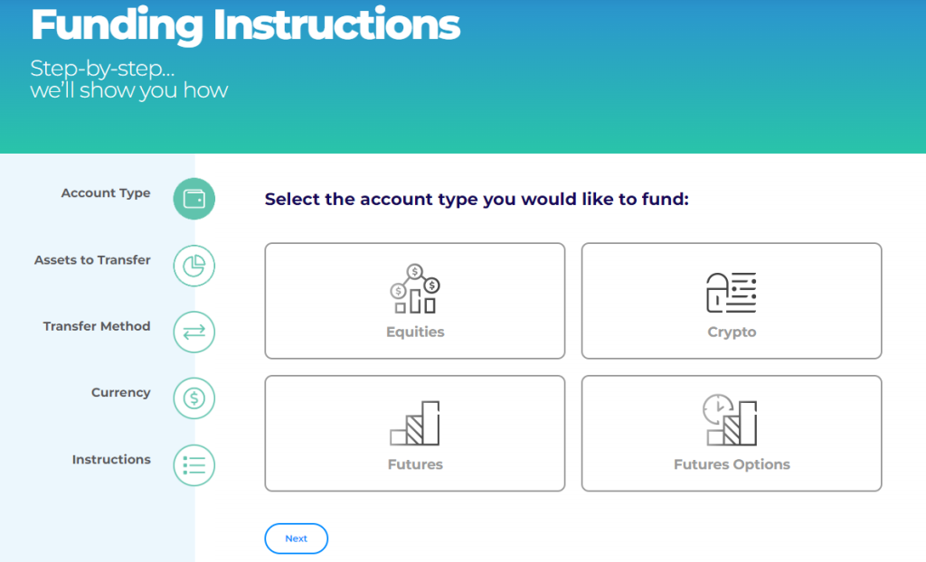 TradeStation Deposit and Withdrawal