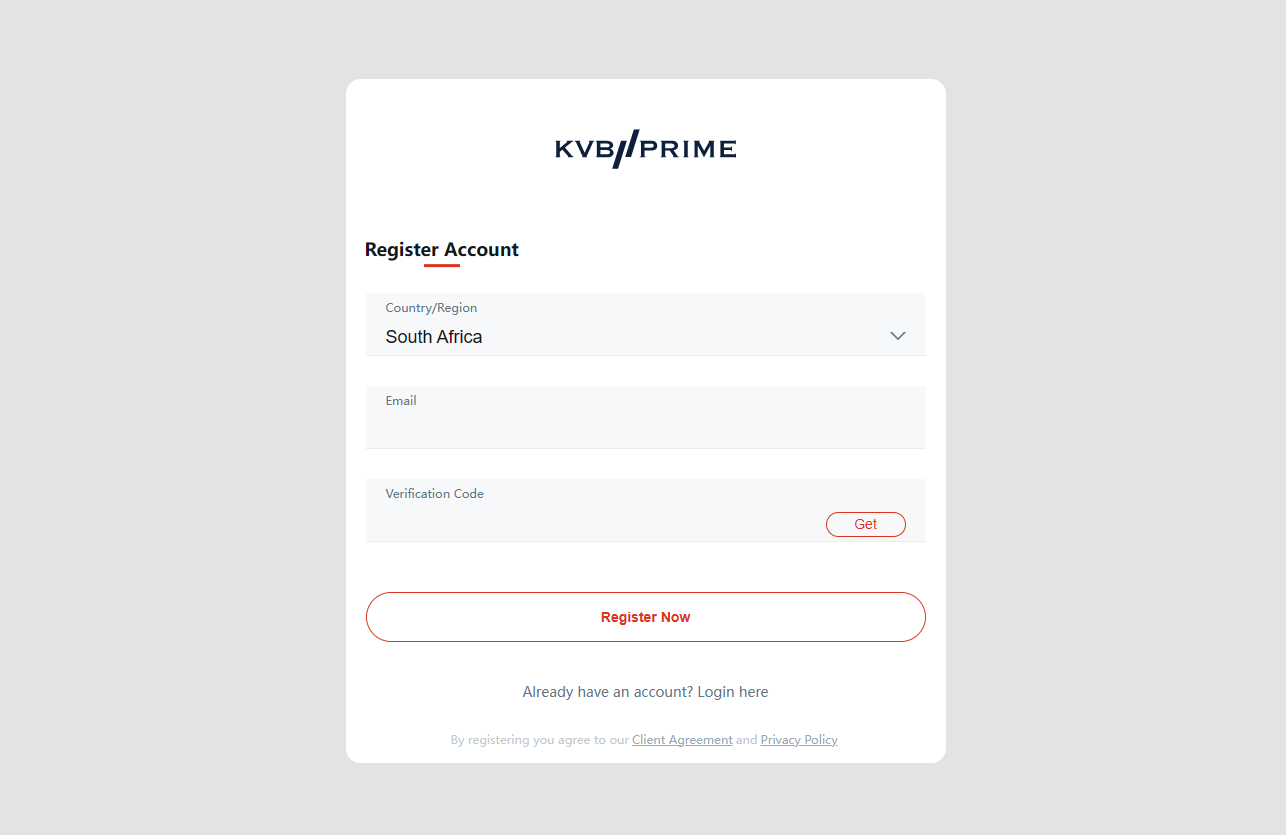 How To Open a KVB Prime Account