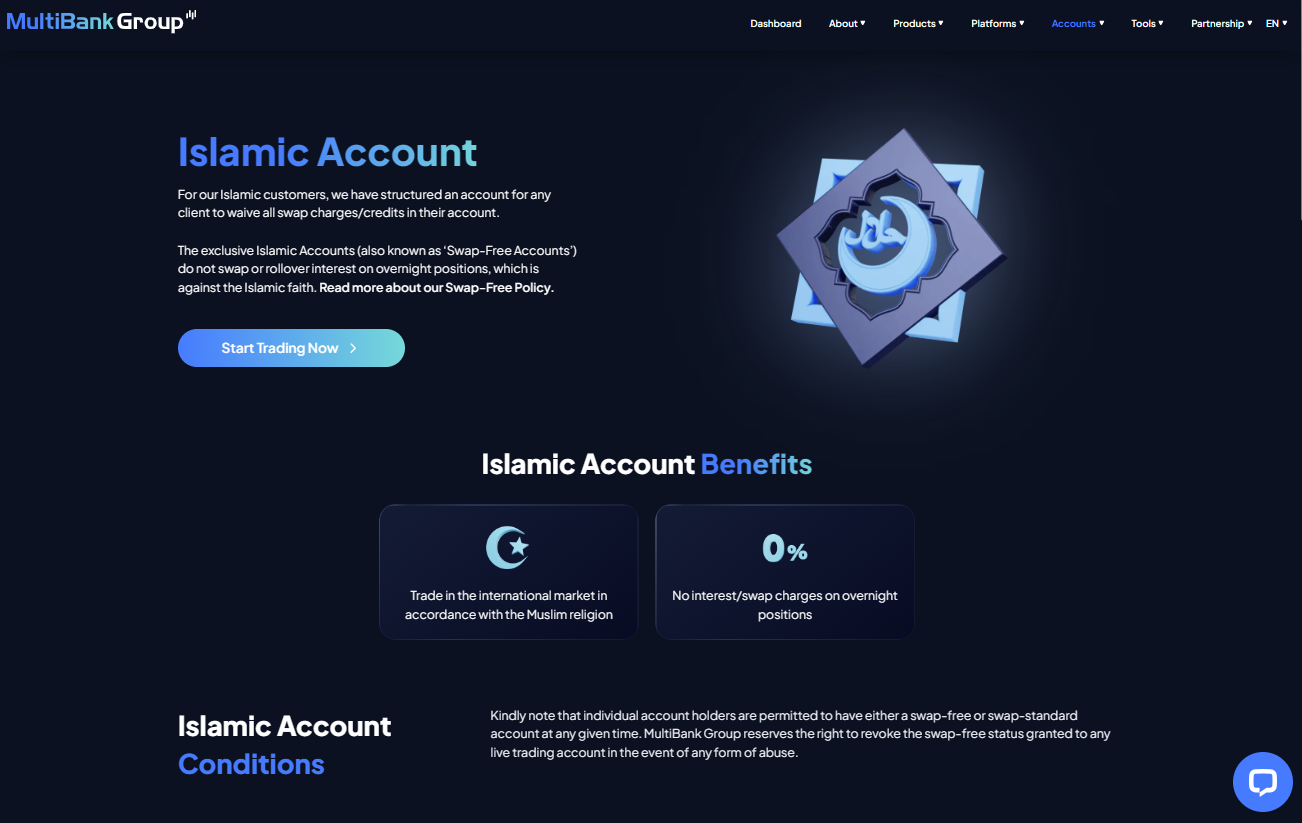 MultiBank Group Islamic Account