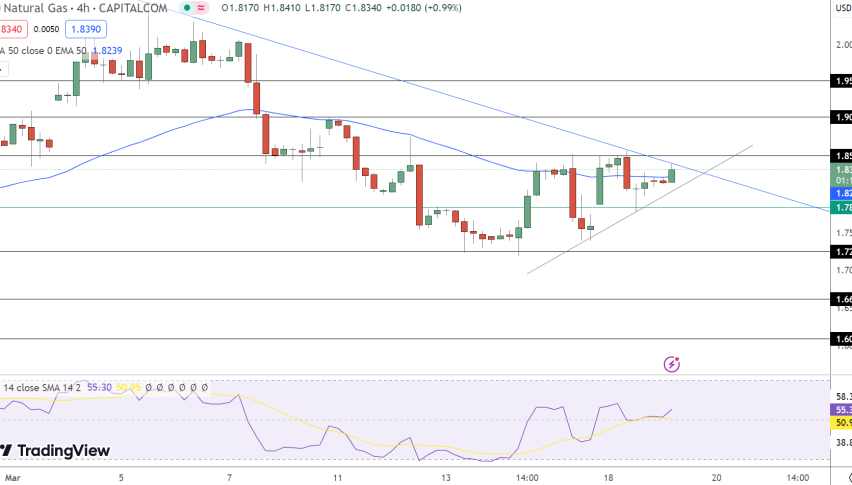 Natural Gas Price Chart - Source: Tradingview
