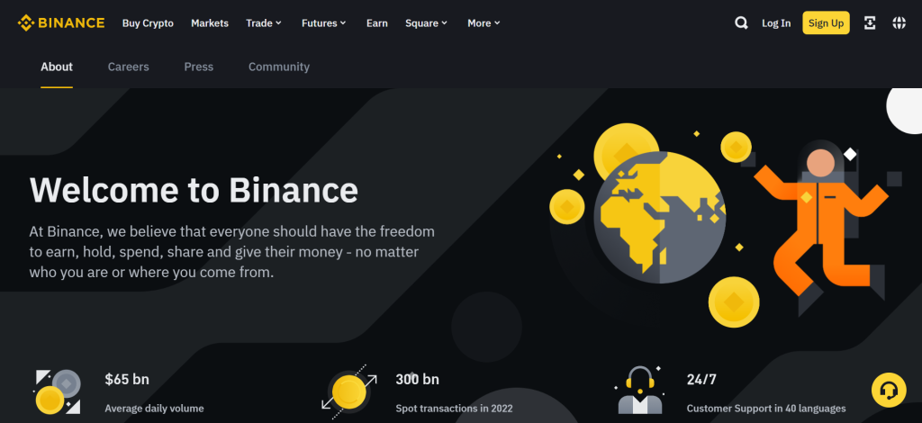 Binance Crypto Exchange