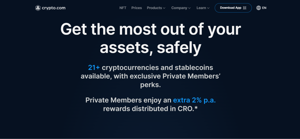 Crypto.com crypto exchange Crypto Earn 