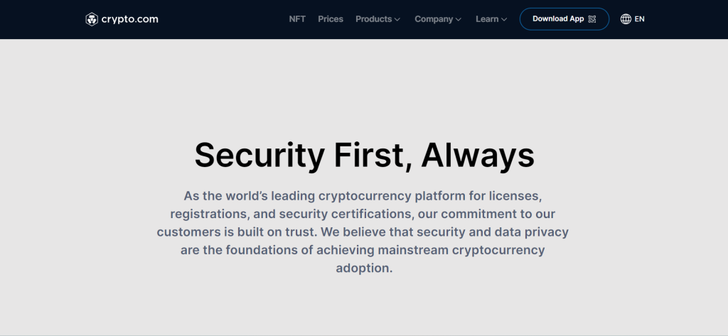 Crypto.com Security