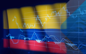 colombian peso falls against us doollar