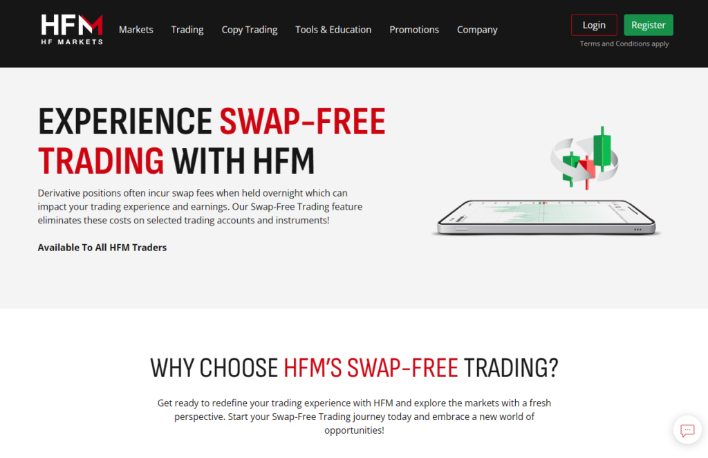 HFM Swap Free Account