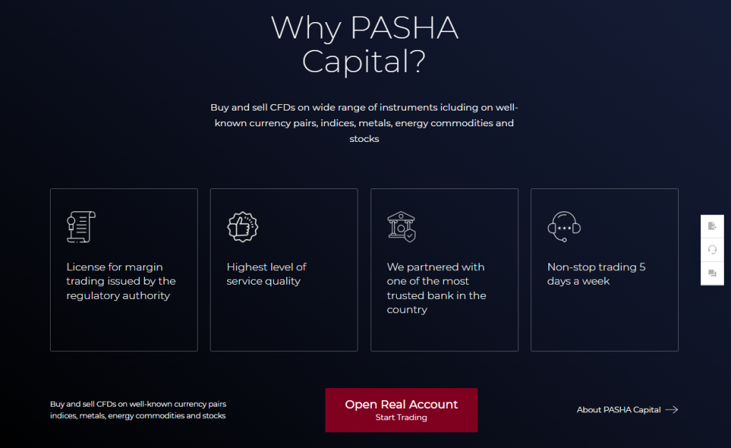 Pasha Capital Islamic Account