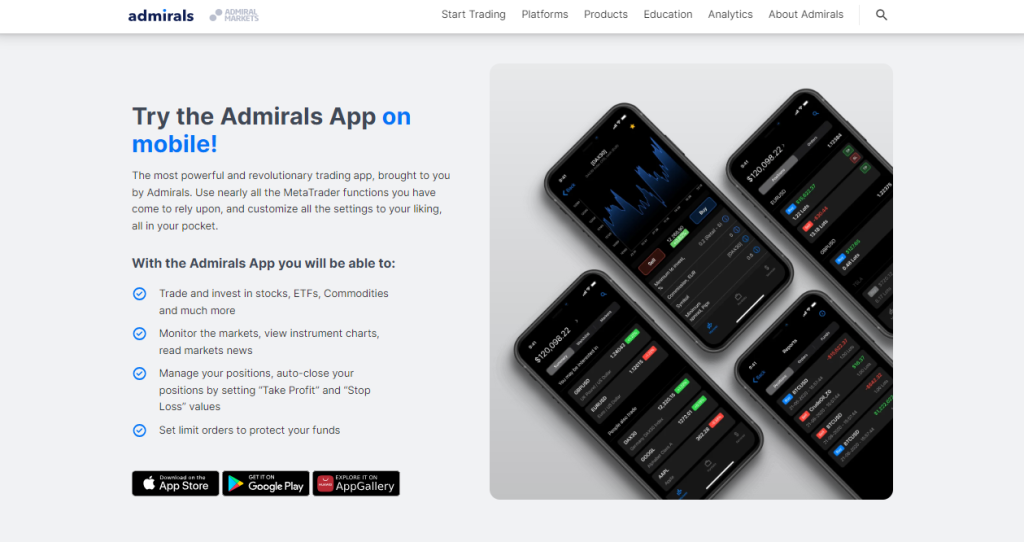 Admirals Trading Platforms