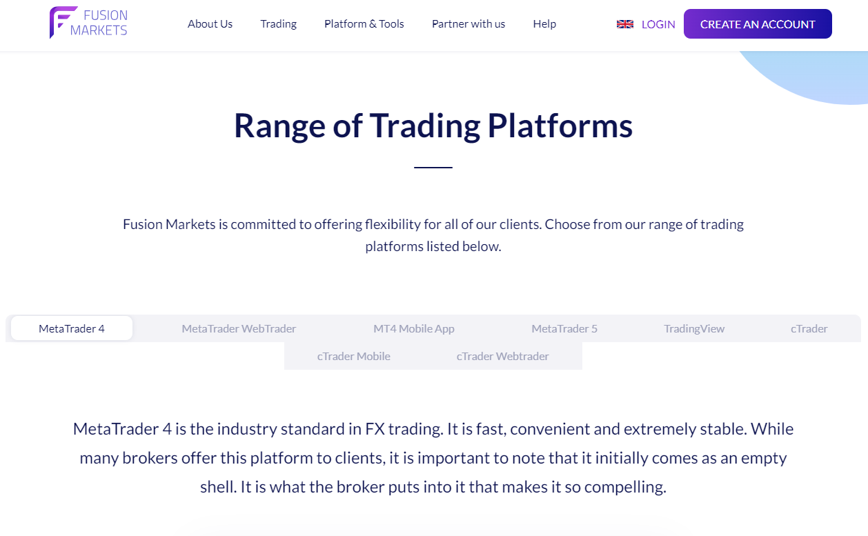 Trading Platforms