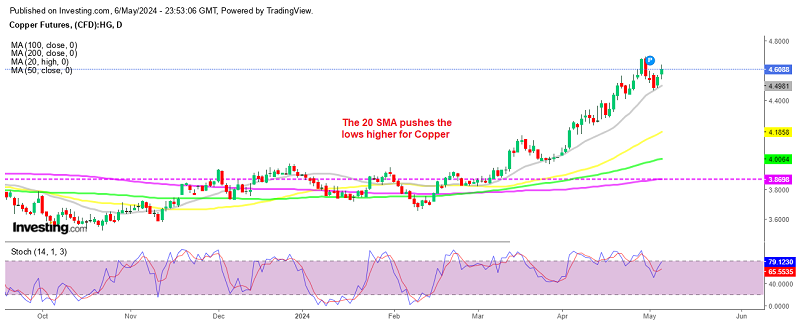 Copper Daily Chart