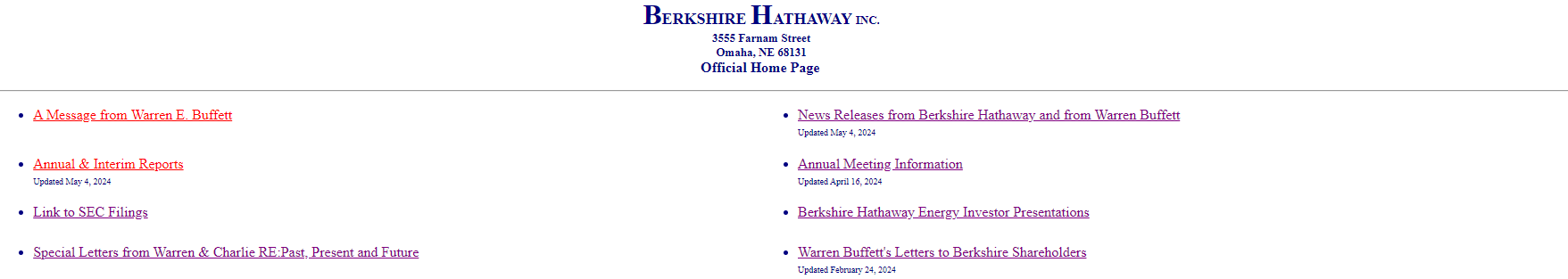 Berkshire Hathaway 