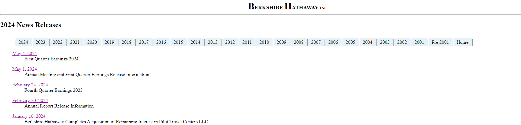 Berkshire Hathaway