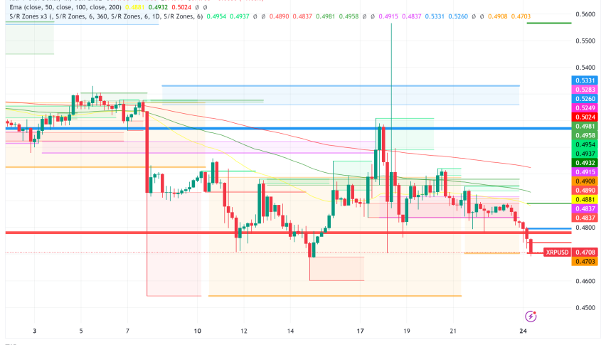 XRP Price Stumbles Despite Legal Victories, Support Levels Tested