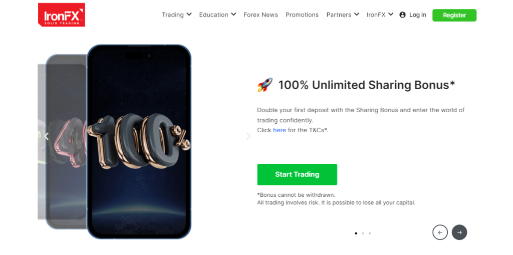 100% Unlimited Share Bonus