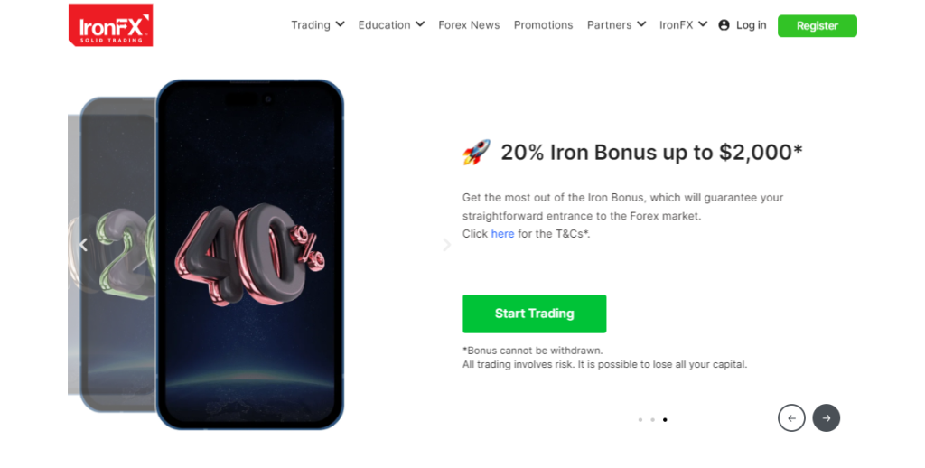 20% Iron Bonus