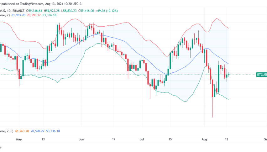 Bitcoin Daily Chart for August 13
