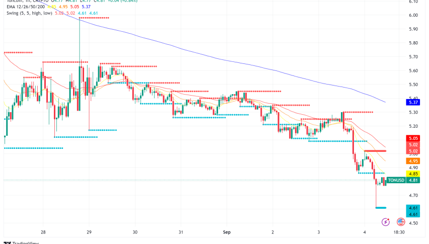 Toncoin (TON) Grapples with Price Glitch, Network Strain, and Bearish Sentiment