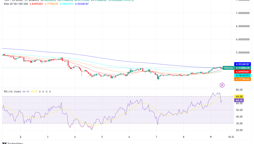 Toncoin (TON) Market Analysis: Mixed Signals Amid Bearish Trend