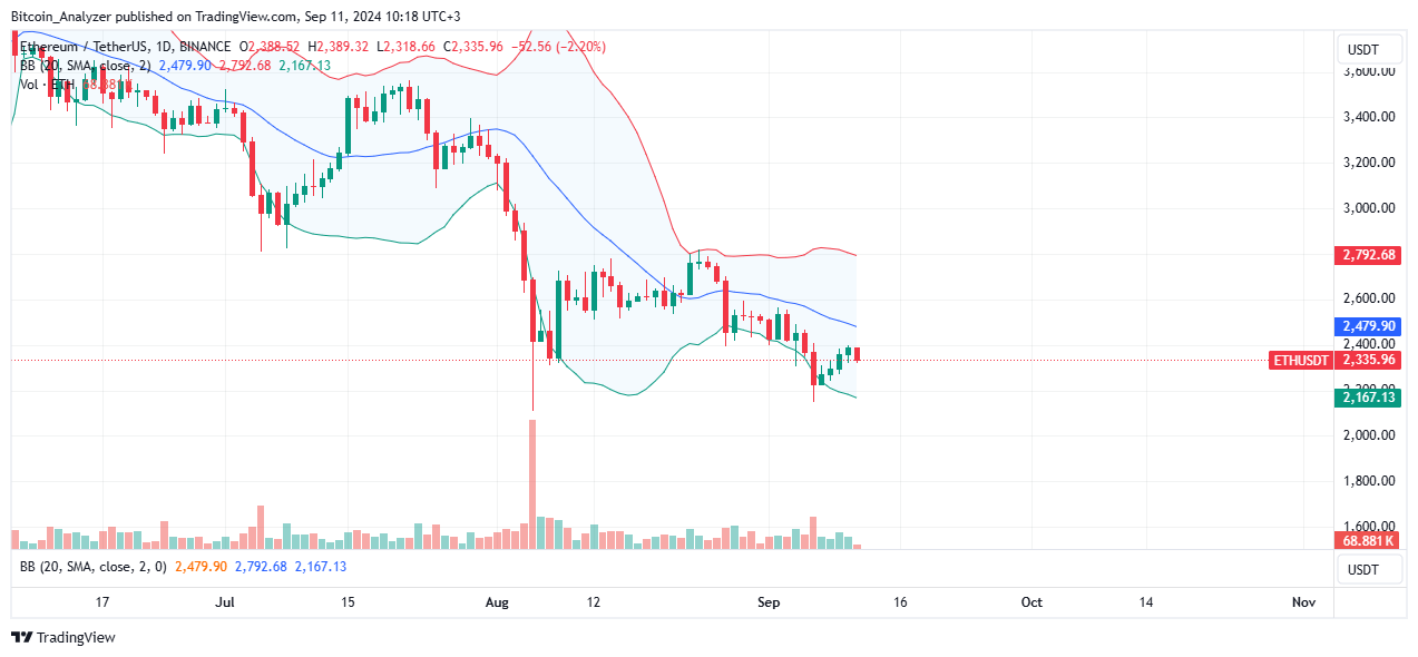 Ethereum Blocked Below $2,400: Is The Network Becoming A Whale Hub?