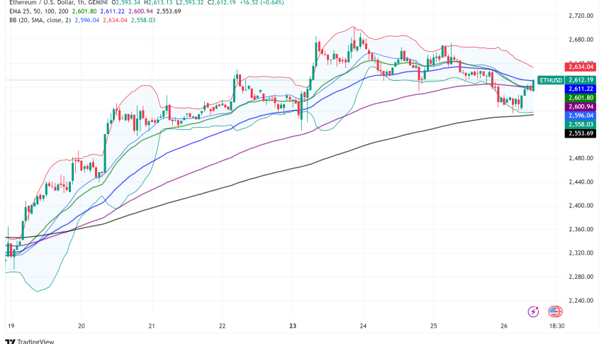 Ethereum Faces Critical Test at $2,600 Ahead of $2.8B Options Expiry