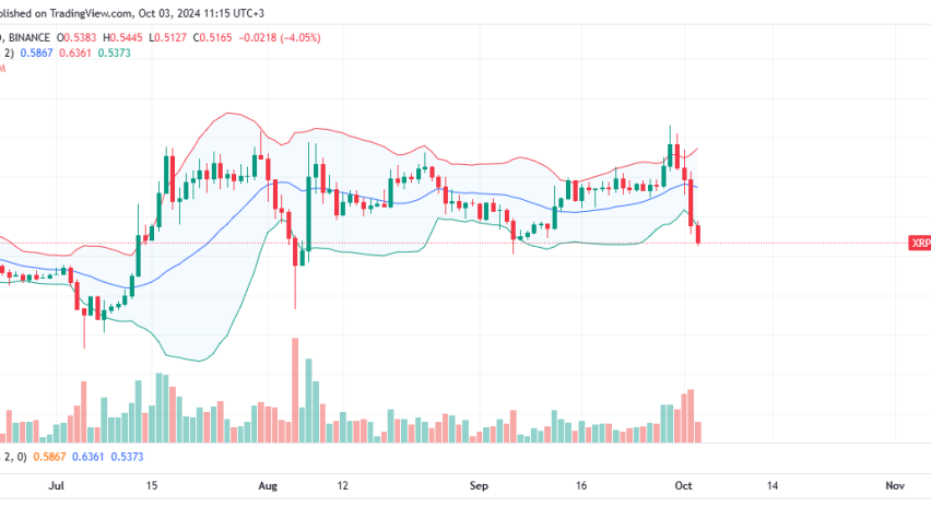 XRP Daily Chart for October 3