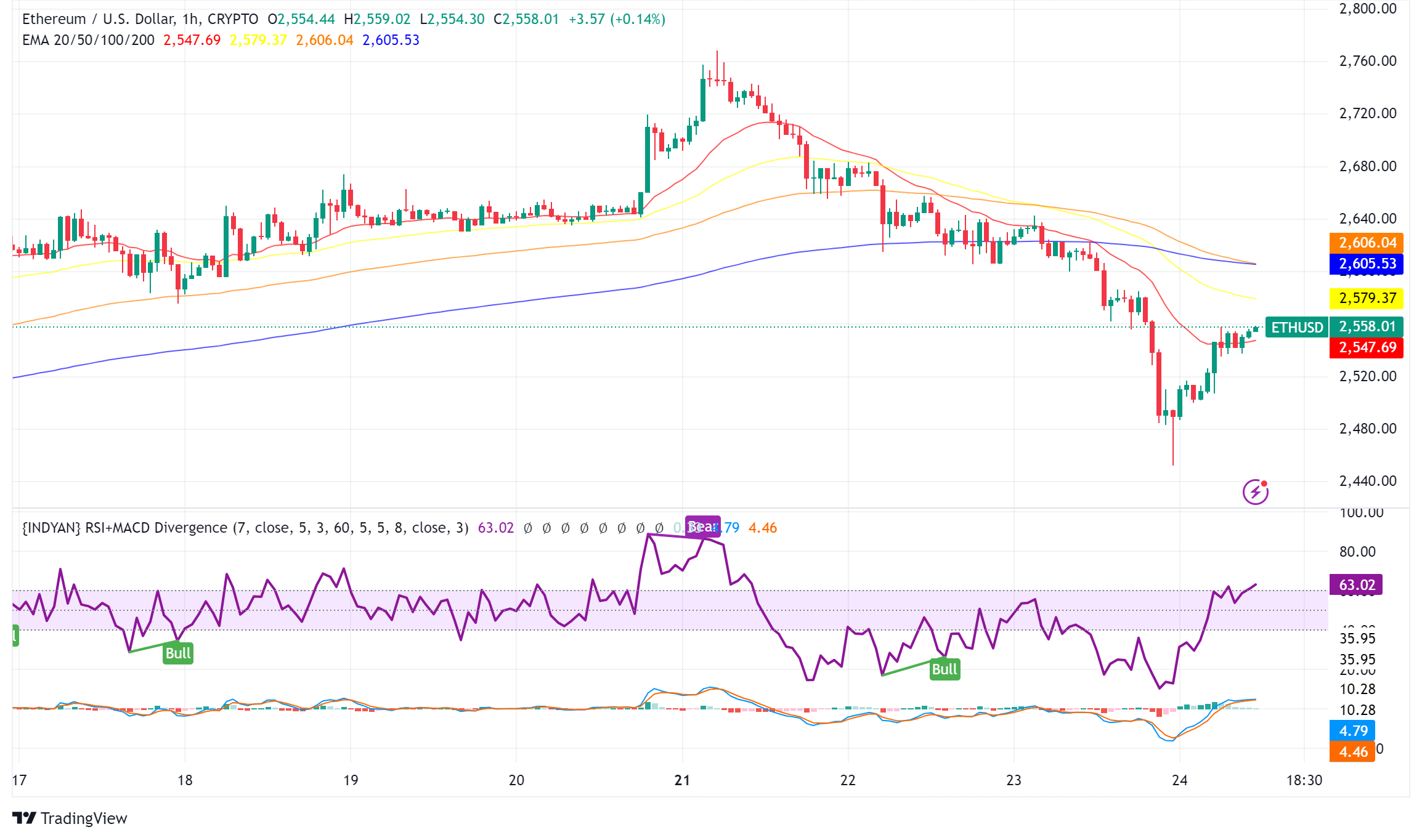 Ethereum Faces Mounting Pressure as Price Dips Below $2,600 Amid Network Concerns