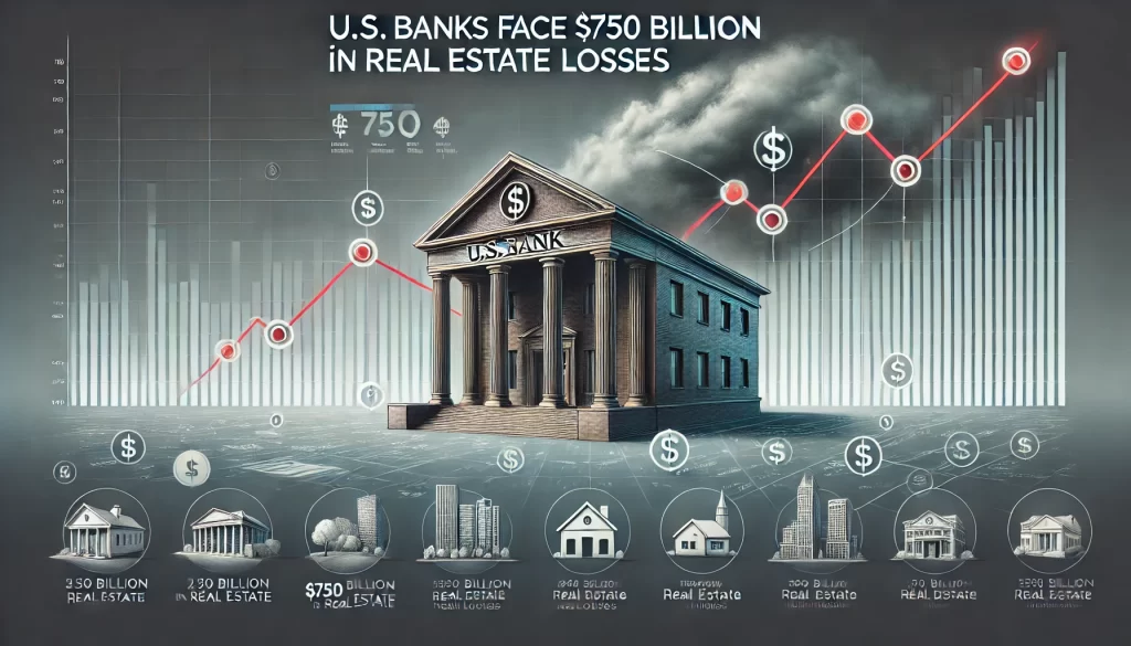 U.S. banks $750 billion real estate debt exposure” and “interest rate impact on banking sector