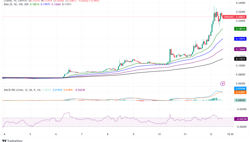 Cronos (CRO) Surges Over 40%: Technical Analysis Points to Potential New ATH